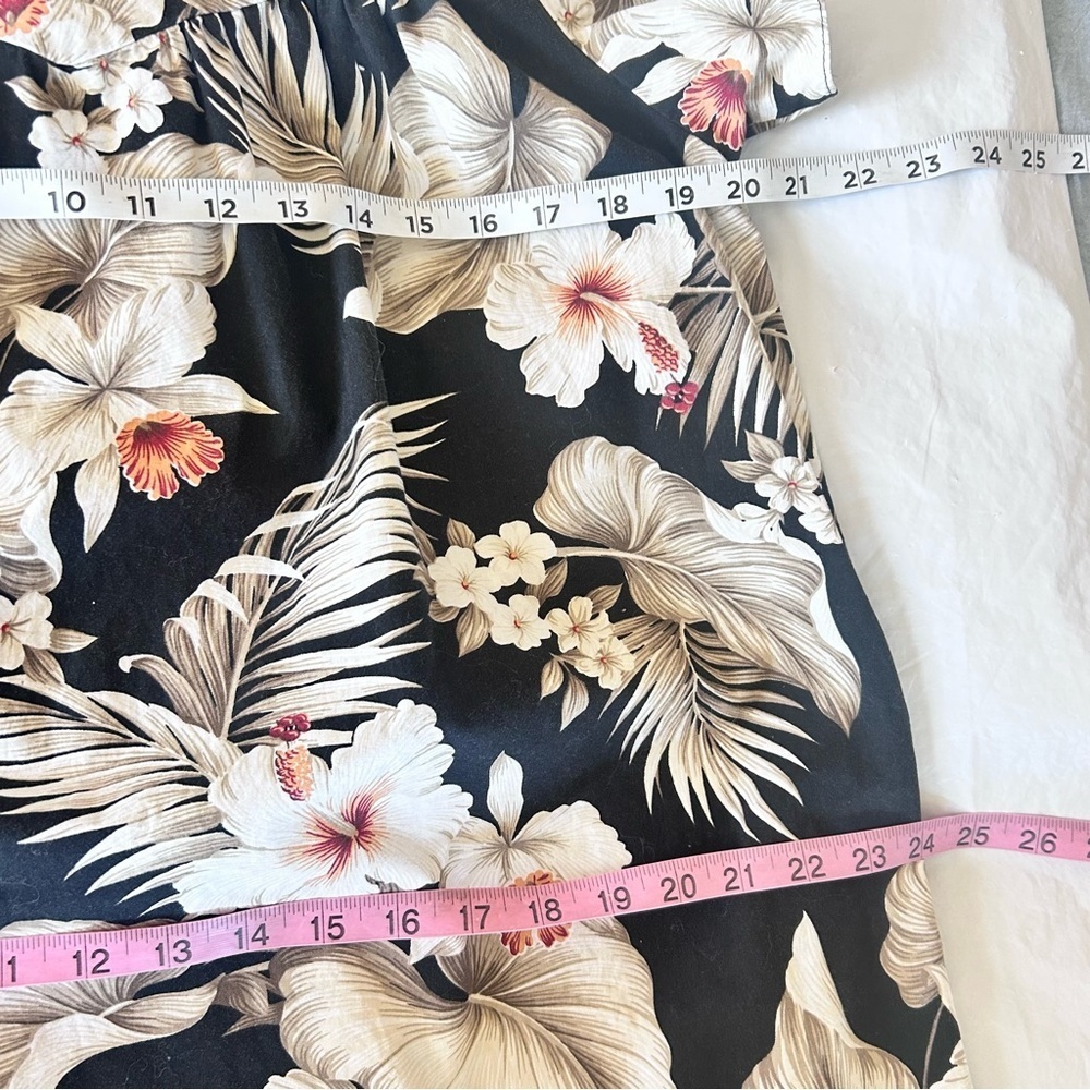ROYAL CREATIONS Vintage Hawaiian Floral Muumuu Dress Midi Size M USA - Picture 11 of 12